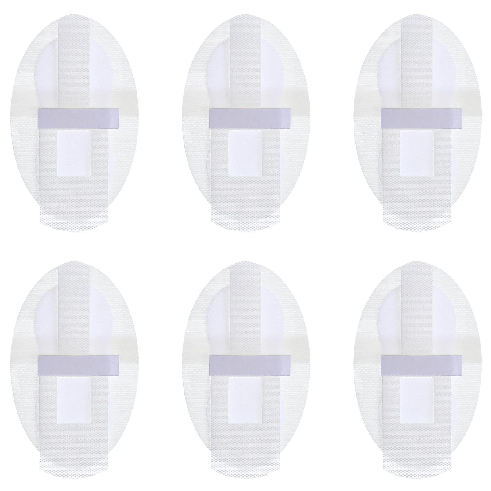 

6pcs Catheter Fixing Sticker Breathable Tube Tube Holder Holder Disposable Universal Catheter Fixation Sticker Size