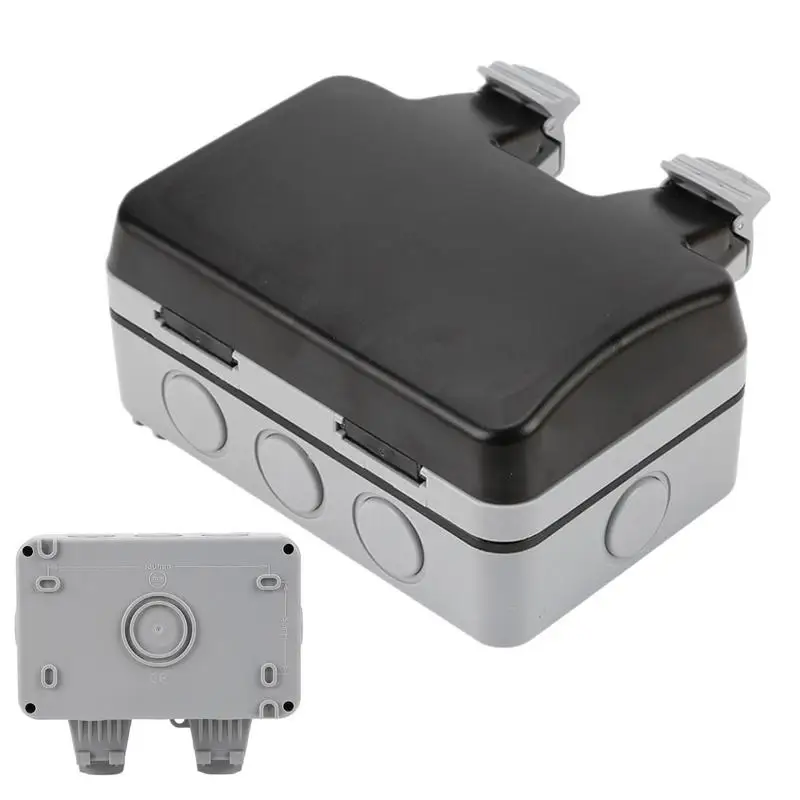 Outdoor Outlet Box Waterproof High Strength Weatherproof Electrical Box Outdoor Junction Box Waterproof Outlet Box Practical