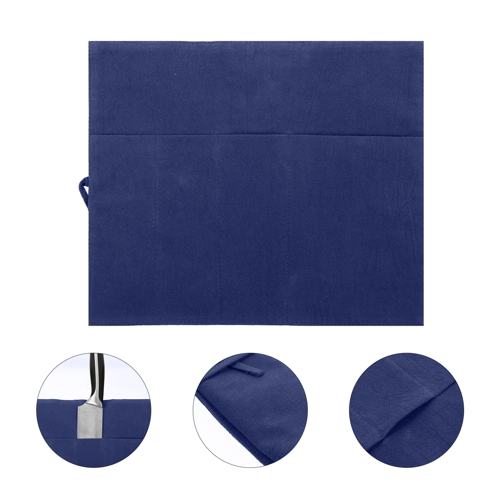 1 قطعة سكين تخزين لفة حقيبة المحمولة الفضيات المنظم للطي حقيبة قماش للتخييم أواني أدوات المائدة حقيبة السفر #3