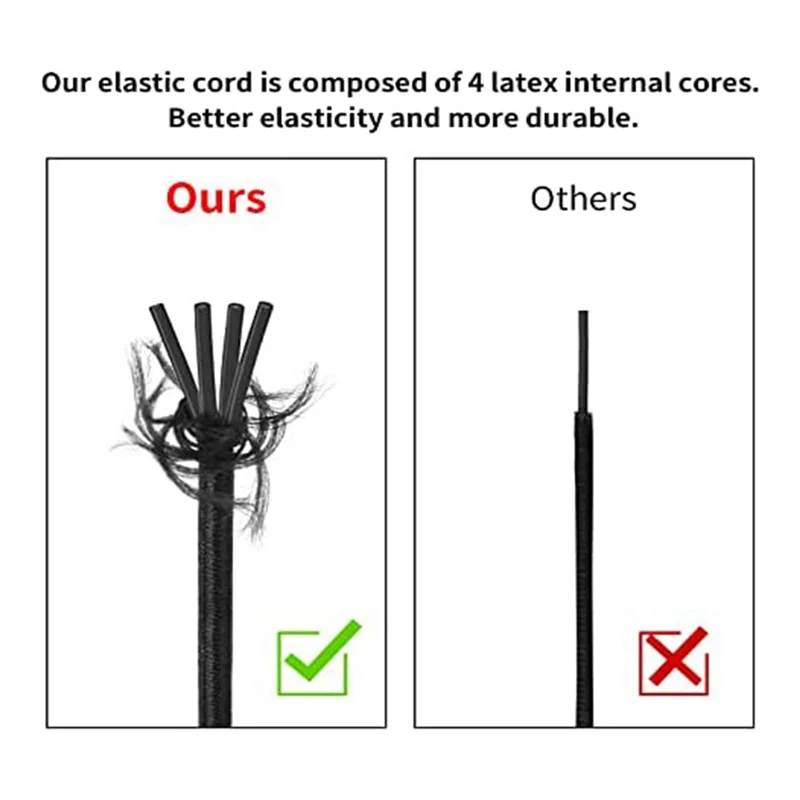 A21R-حبل مرن من القماش 1.2 مم إجمالي 109 ياردة لصنع الأساور لصنع المجوهرات والقلائد والديكور