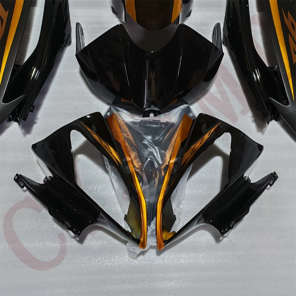 Motorcycles Fairings for YAMAHA YZF R6 2008-2016 Full Cover Fairing Kit YZFR6 YZF-R6 17-24 Golden Black Bodyframe BackSeat Shell
