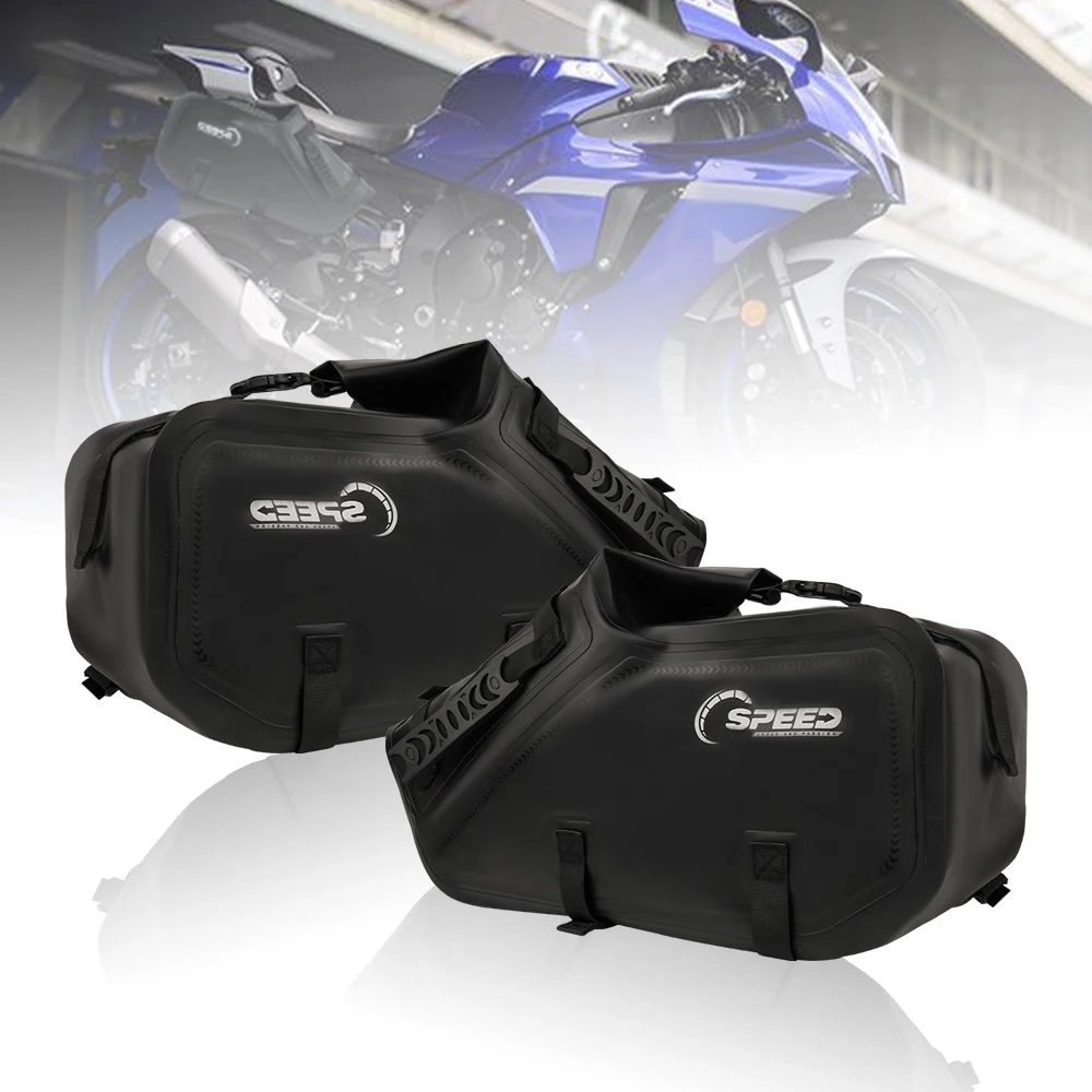 Motorcycle Bag Waterproof 28L/48L/60L Large Left&Right Double Side 2PCS Motor Pannier Bag Travel Luggage Bag