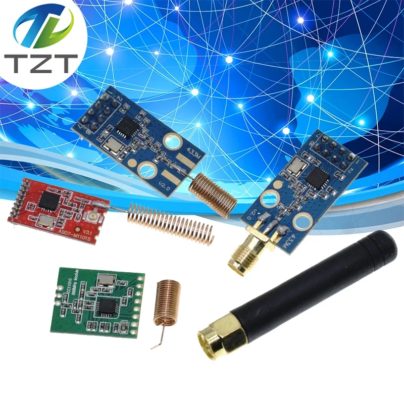 CC1101 10mW Wireless Module 433MHZ 868MHZ 300-1000M Long Distance Transmission With SMA Antenna Wireless Transceiver Module