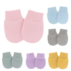 Baby Anti Krassen Zachte Katoenen Handschoenen Pasgeboren Bescherming Gezicht Scratch Mittens Baby Handguard Levert Kids Gloves