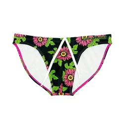 High Leg Mens Swimming Briefs Sexy Swimwear Bikini Low Waist Man Swimsuits Swimming Trunks for Men Beach Surfing Wear Bath Suit