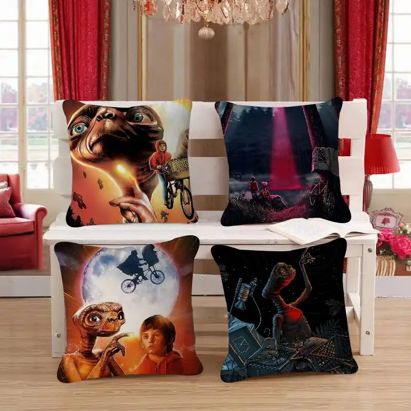 

Movie ET Pillowcase Toon Gift Cushion Cover Bedroom Home Sofa Chair Seat Decor Pillow Case