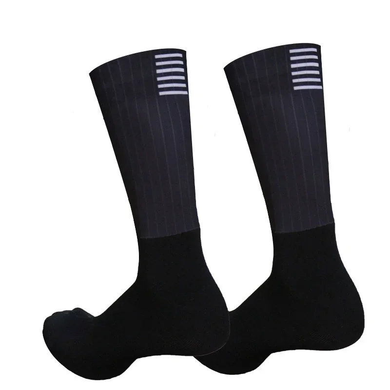 New Pro Team Aero  Cycling Socks Anti Slip Silicone Road Bike Socks Men Sport Calcetines Ciclismo