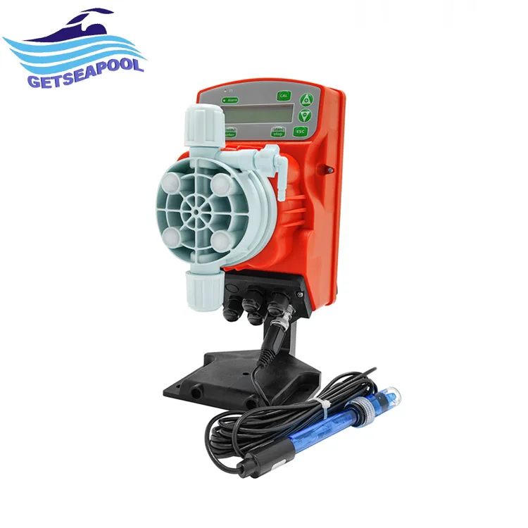 Bomba dosificadora digital para piscina con control de pH/Redox Bomba química Bomba dosificadora de solenoide para líquidos ácidos y alcalinos