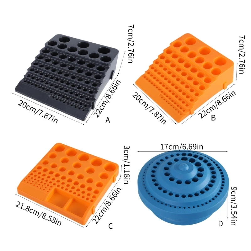 M17D Multifunktionale Fräser Reibahle Bohrer Aufbewahrungsbox für Heimwerken