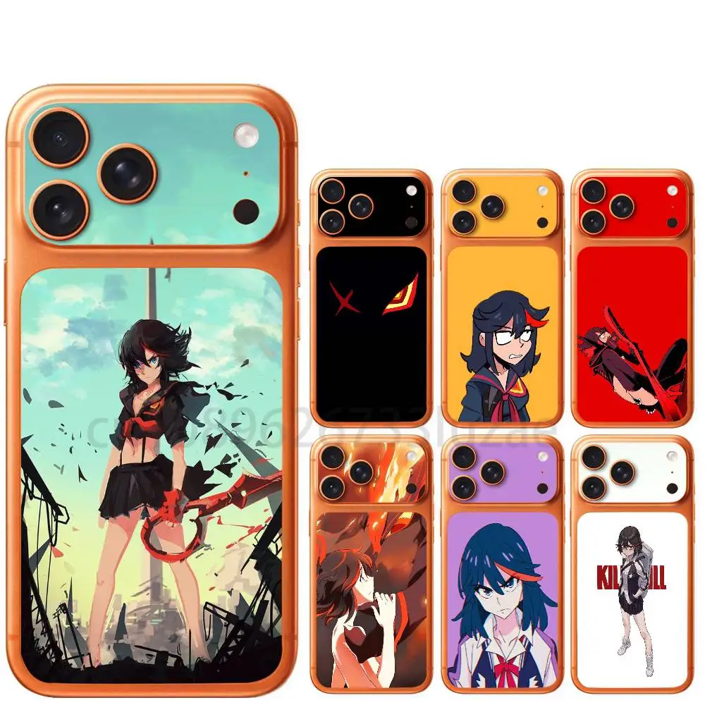 ANIME K-Kill La Kill  For iPhone 17 Pro 17 ProMax Sticker Rear Screen Protector Film Lens Protector Cover