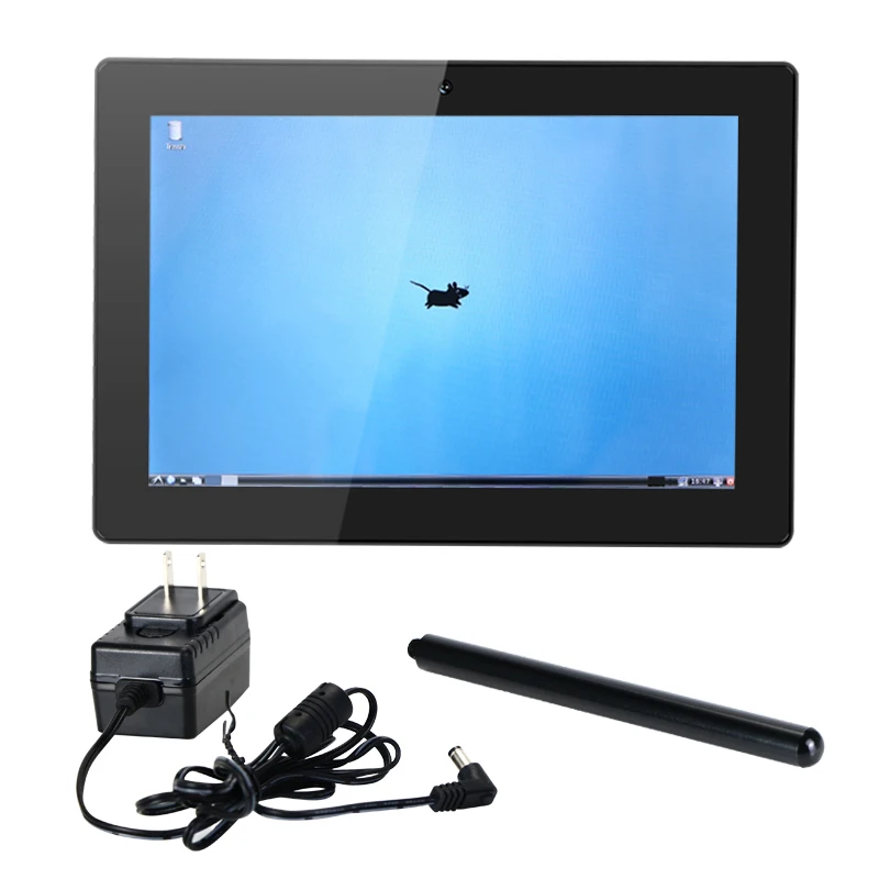 64bits Linux Debian Tablet 10 Inch Wall Mount Tablet Poe Shockproof Industrial Tablet PC OEM 2GB Android 11 or Debian 10 Support