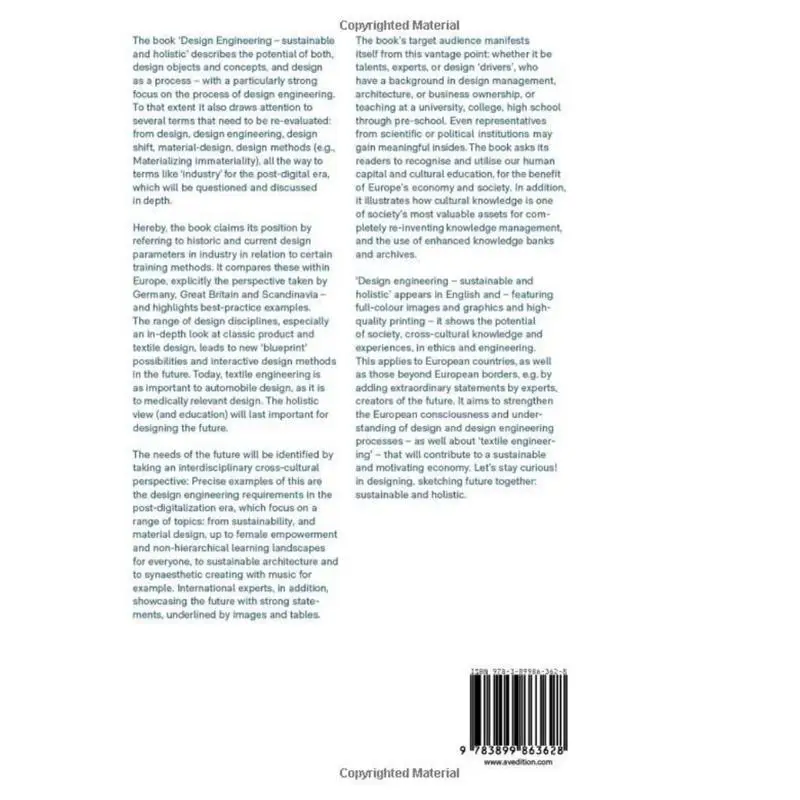 Design Engineering MarinaElena Wachs Avedition GmbH 9783899863628 Book
