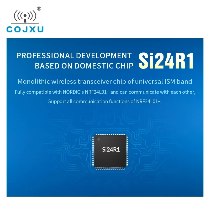 وحدة هوائي متذبذبات كريستالية ، SMD ، RF ، spg ، 2 GHz Mbps ، 7dBm لمسافات طويلة ،