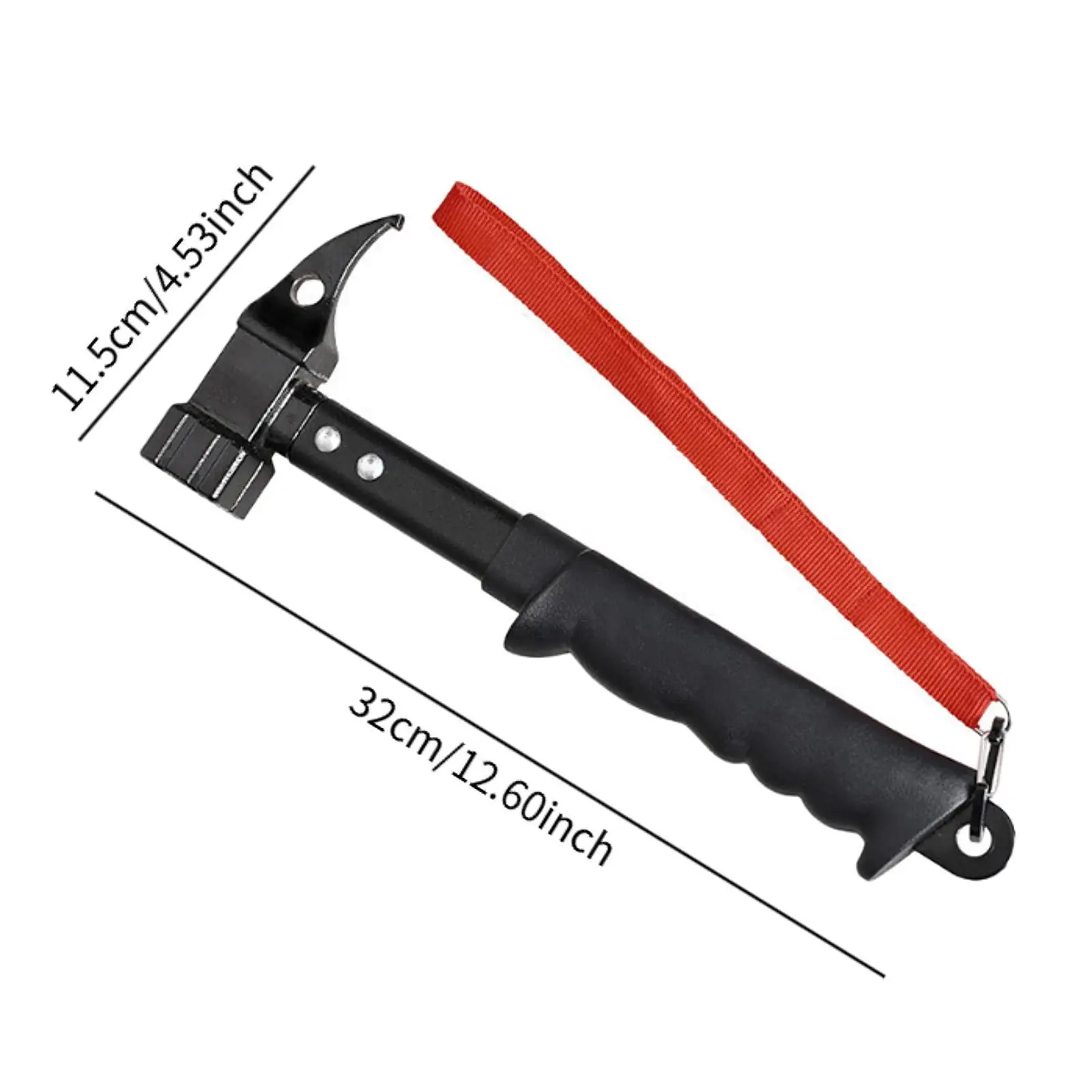 Camping Hammer Hiking Kit Heavy Duty Shockproof Tent Stake Remover Accessories for Outdoor Activities Backpacking Hiking