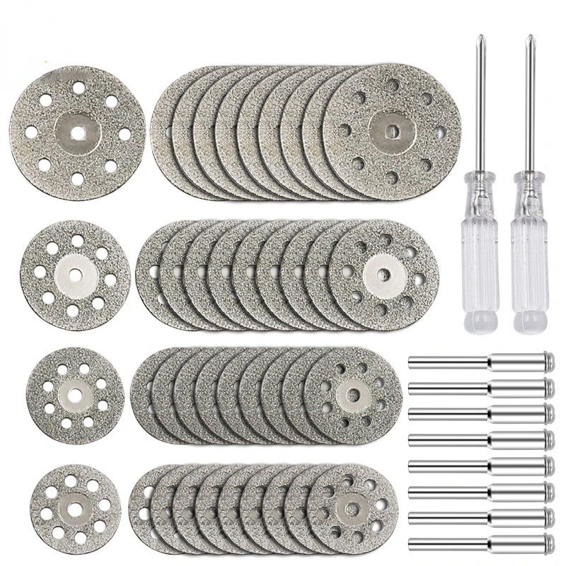 Cutting Discs Diamond Grinding Disc Circular Saw Blade Woodworking Metal Dremel Mini Drill Bit Rotary Tool Connecting Rod Set