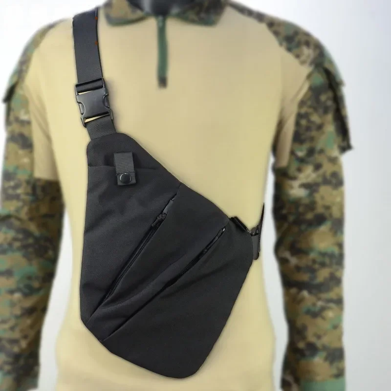 Tactical Chest Equipment Street Clothing Multifunctional Men's Casual Stealth Adjustable Anti-theft Crossbody Breast Bag