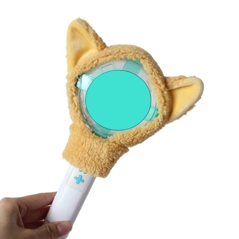 

Lightstick Cover Plush Cartoon Ears Light Covers FOR TXT Fan Cheering Merch Animal Theme for Concert Shows