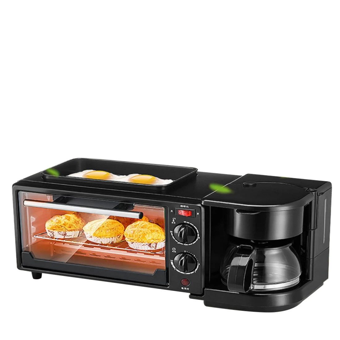 

hot sale 3 in 1 electric breakfast machine Home use automatic breakfast maker machine