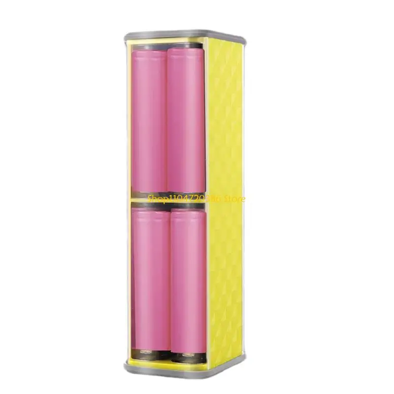 K0EA Detachable 8 Slot 18650 Portable Chargers No Soldering Required With Safety Mechanism For HassleFree DIY Assembly