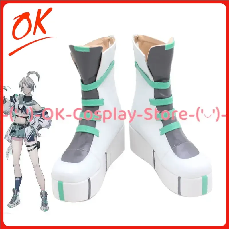 

[Customized] Jett Cosplay Shoes Game VALORANT Anime Roleplay Prop Halloween Carnival Party PU Leather Boots