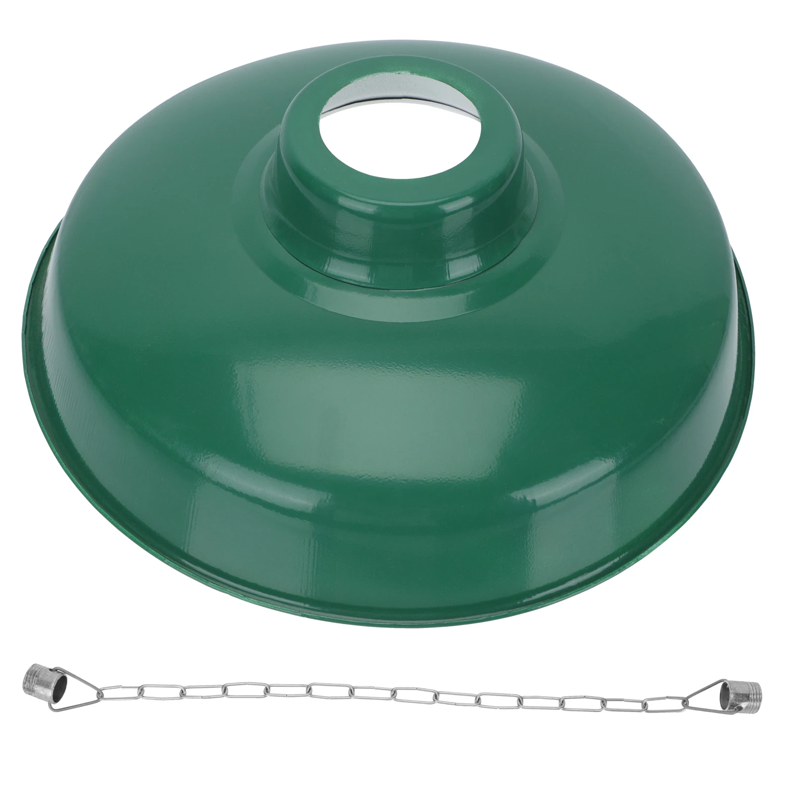 

Vintage Green Lampshade Enamel Decor Embedded Light Large Shades for Table Home Decoration