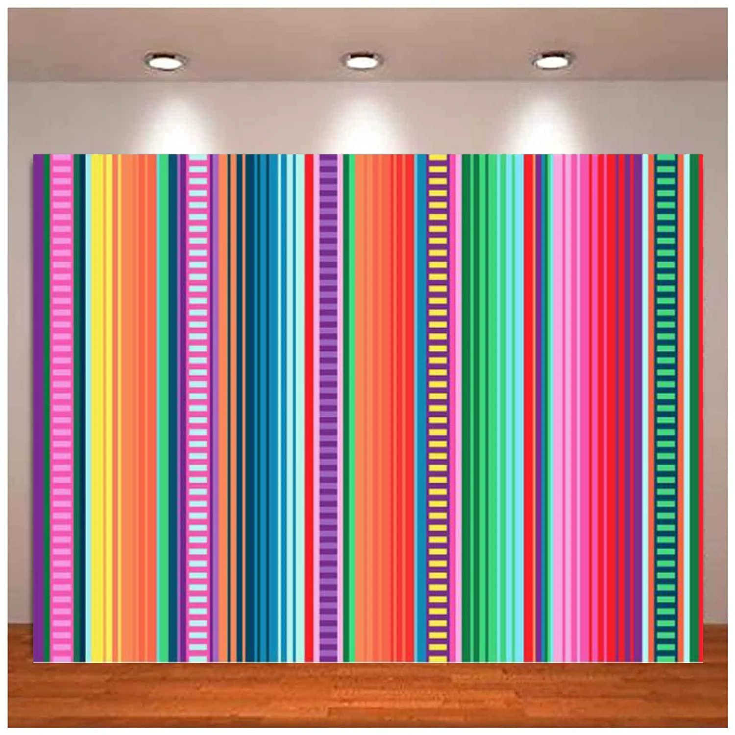 

Mexico Fiesta Photography Backdrop Cinco De Mayo Party Stripes Background Banner Decoration Event Table Decor Banner Children