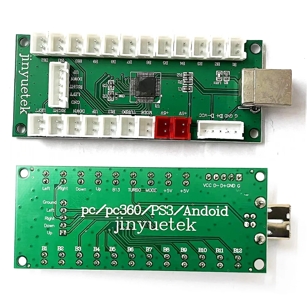 1 Arcade Zero Delay USB Joystick Encoder PCB Board Game Stick