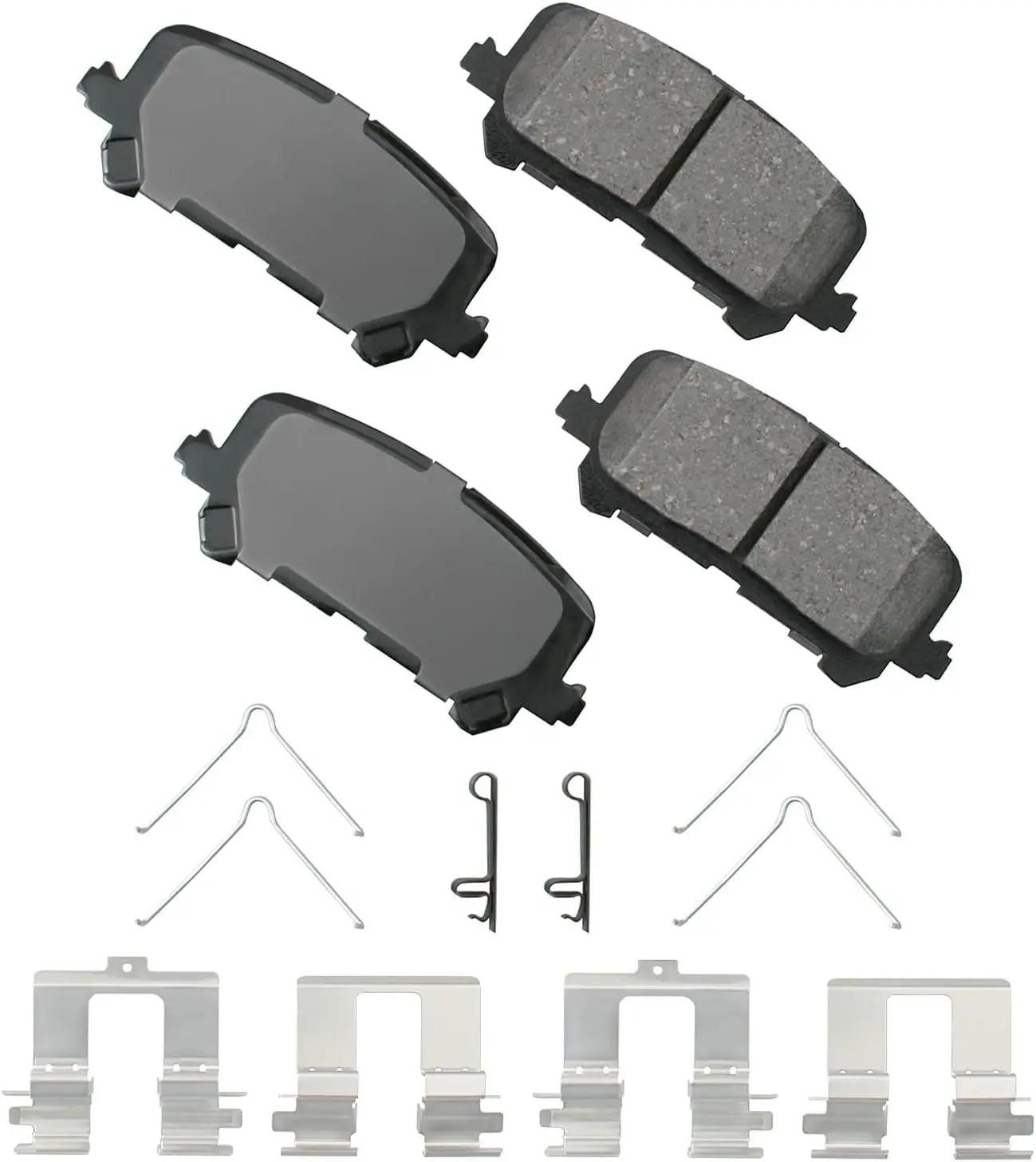 

ACT1281 PROACT ULTRA BPS Brake Pads, Grey - High-Performance for Enhanced Safety