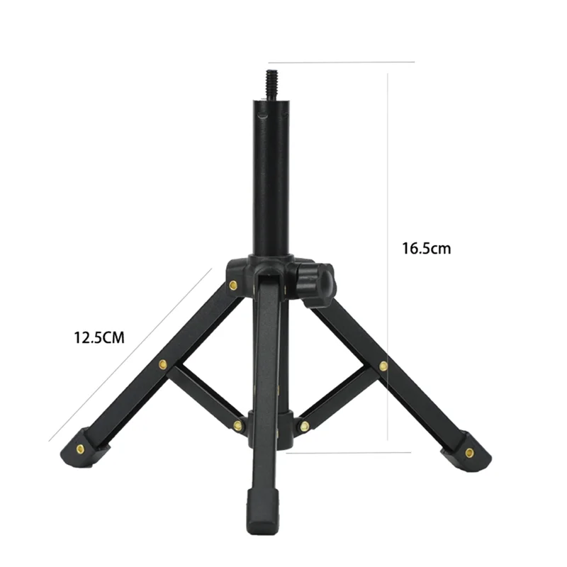 New-Portable Microphone Stand Desktop Tripod Table Stand Adjustable Mic Stand Mic Clip Holder Bracket