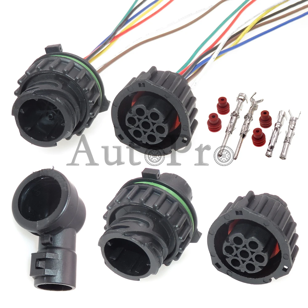 

1 Set 7 Hole 968421-1 965570-1 Starter Auto Wiring Terminal Plug Car Tailight/fog Light Socket 1718230 967650-1 965783-1