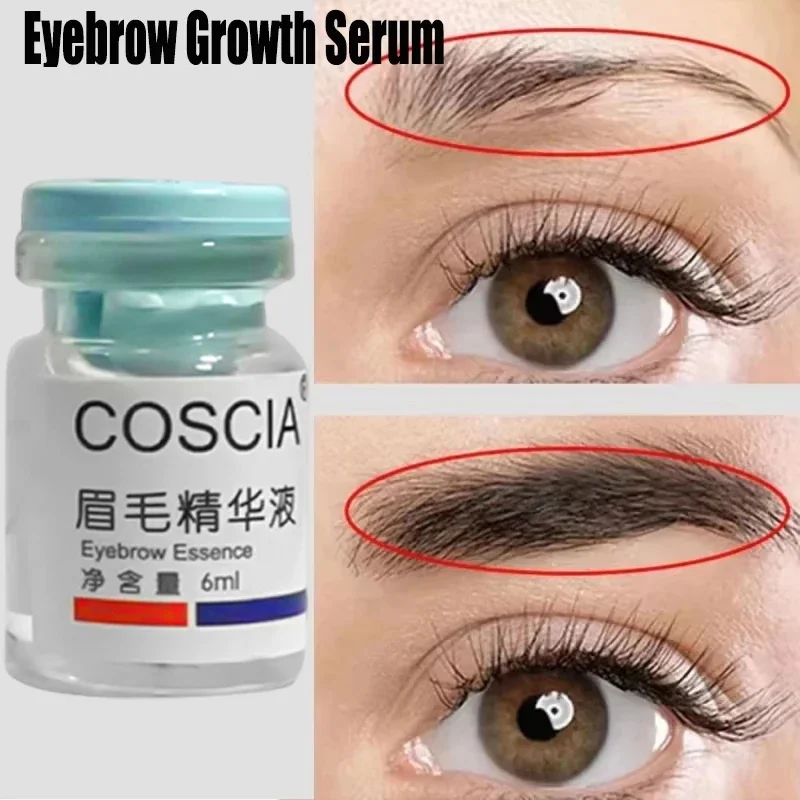 Nuovo sopracciglio Crescita dei capelli liquidi Veloce Più lungo Più pieno Più spesso Usma Erba Siero Prodotto per il trattamento della perdita dei capelli Prevenire la calvizie Trucco