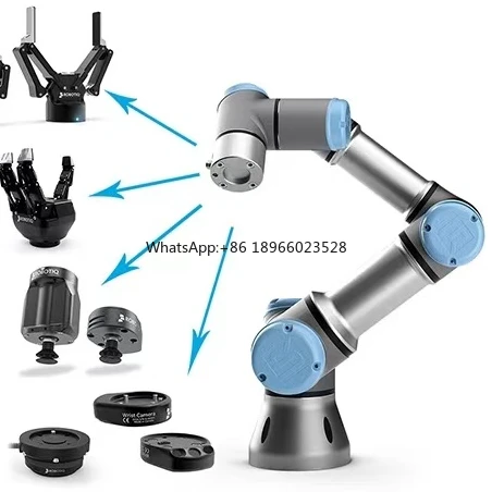 Powerful Universal Robot UR 16e Cobot with 2F-85 / 2F-140 AIR PICK Gripper High Performance Robotic Arm for CNC Assembly