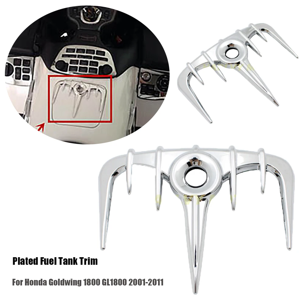 

Хромированная обшивка для бензобака, дверная обшивка для Honda GL1800 2001-2011 Goldwing 1800 01-11, аксессуары для мотоциклов, запчасти для мотоциклов