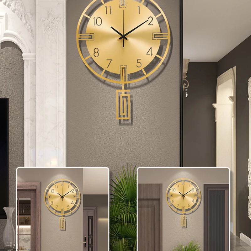 

High end clocks, watches, hanging clocks, living rooms, modern minimalist art decoration, wall hanging watches, 2023ks