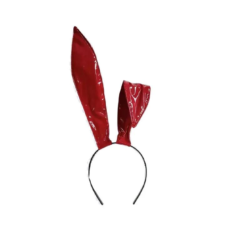 Hasenohren-Stirnband für Damen, Formbares Drahtgestell-Hasenmädchen-Haarband für Halloween-Cosplay-Party und Dienstmädchen-Kostüm – Detail 9