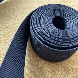 Tessitura di nylon in polipropilene nero, zaino cifrato spesso, cintura di sicurezza in bundle, corda per imballaggio, spessore di 1,1mm