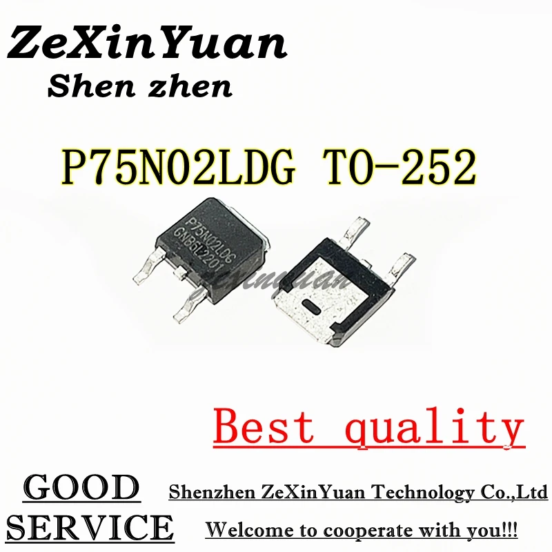 50PCS/100PCS/300PCS/500PCS P75N02LDG TO-252 P75N02 25V 75A TO-252 MOS Best quality  In Stock