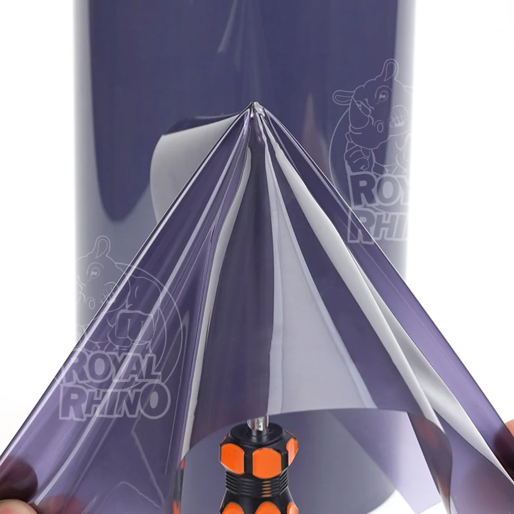 150/120CM Rückstandsfreie Autoscheinwerfer-Schutzfolie TPU 7,5 Mil Dicke UV-Beständige Scheinwerfer-Vinylfolie Selbstheilende Autoscheinwerfer-Abdeckung – Detail 4