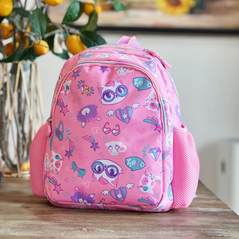 Brand primary school backpack, boys and girls, 1-3 grade children light backpack large capacity schoolbag