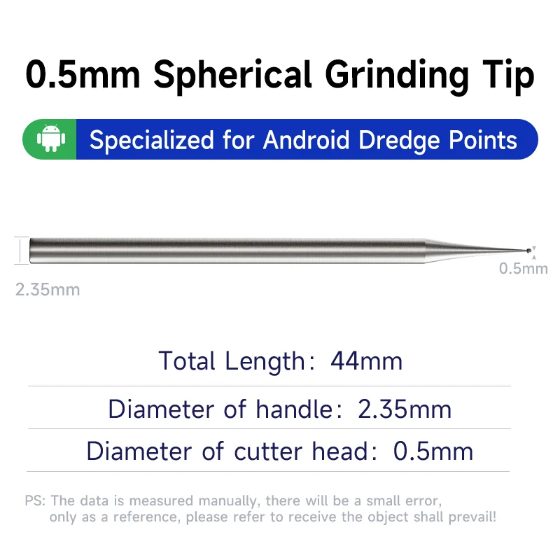 XZZ Universal Polishing Pen Head, 2.35mm Needle Bits, Qianli MaAnt Milling, Electric Grinder, PCB Board, Jade Chip Repair Tool