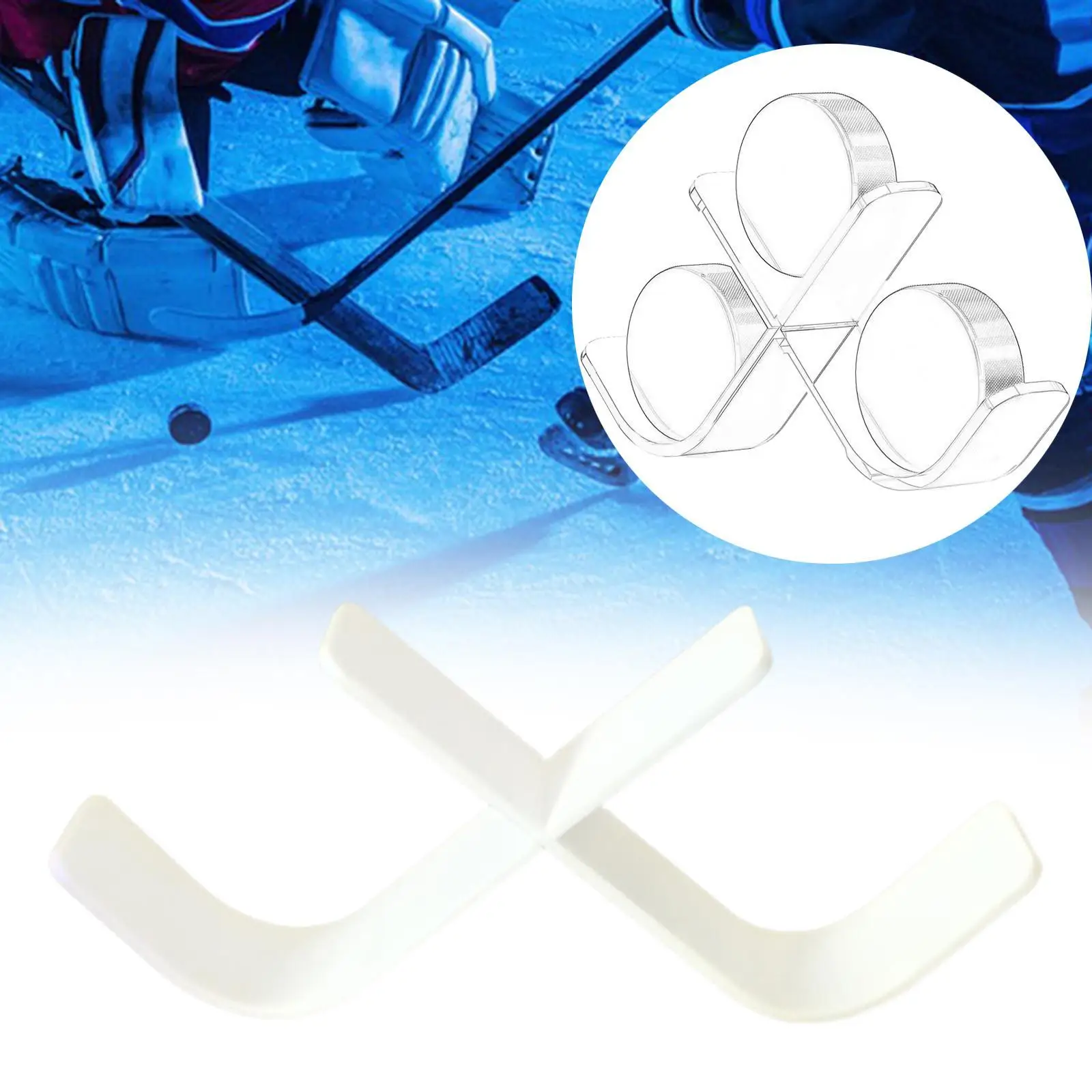 Clear Acrylic Hockey Puck Holder Display Stand Storage Case Organizer for Sports Collectibles