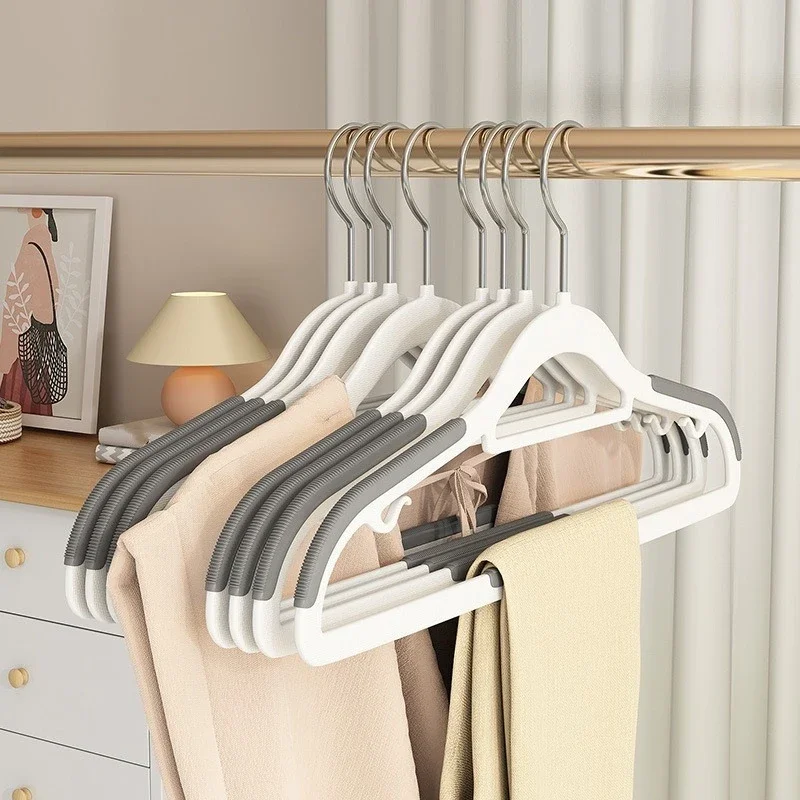 Kunststoff-Kleiderbügel, rutschfest, für Erwachsene, Heimgebrauch, Kleiderschrank, Kleiderbügel für Schlafzimmer, Balkon, Trocknen, Kleiderständer