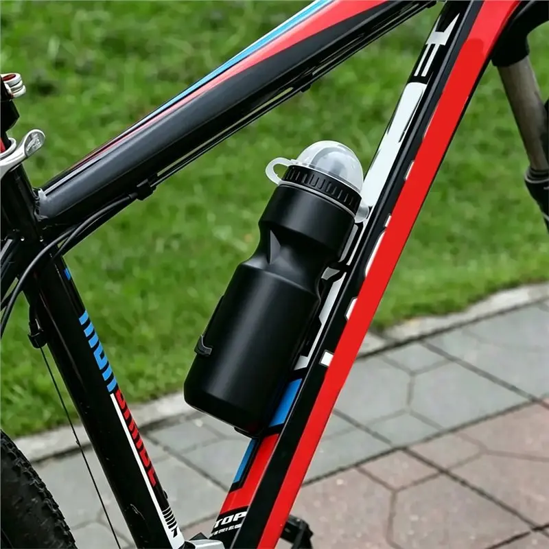 ABLB-Sports Water Bottle Mountain Bike Bottle With Dust Cover Water Bottle Holder, Cycling Equipment Accessories
