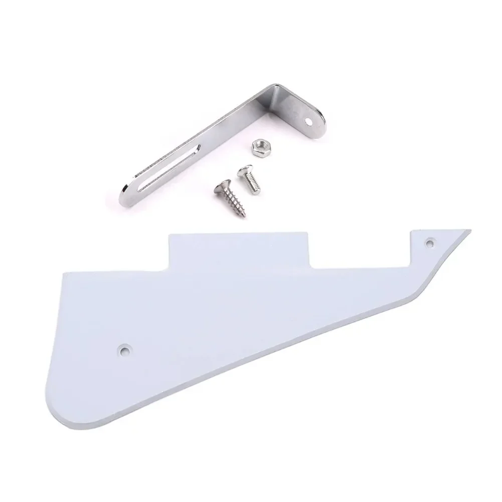 Set Pickguard Bracket Electric Guitar With Screws Protector Scratch For Les Paul Epiphone Gadget LP Metal +PVC