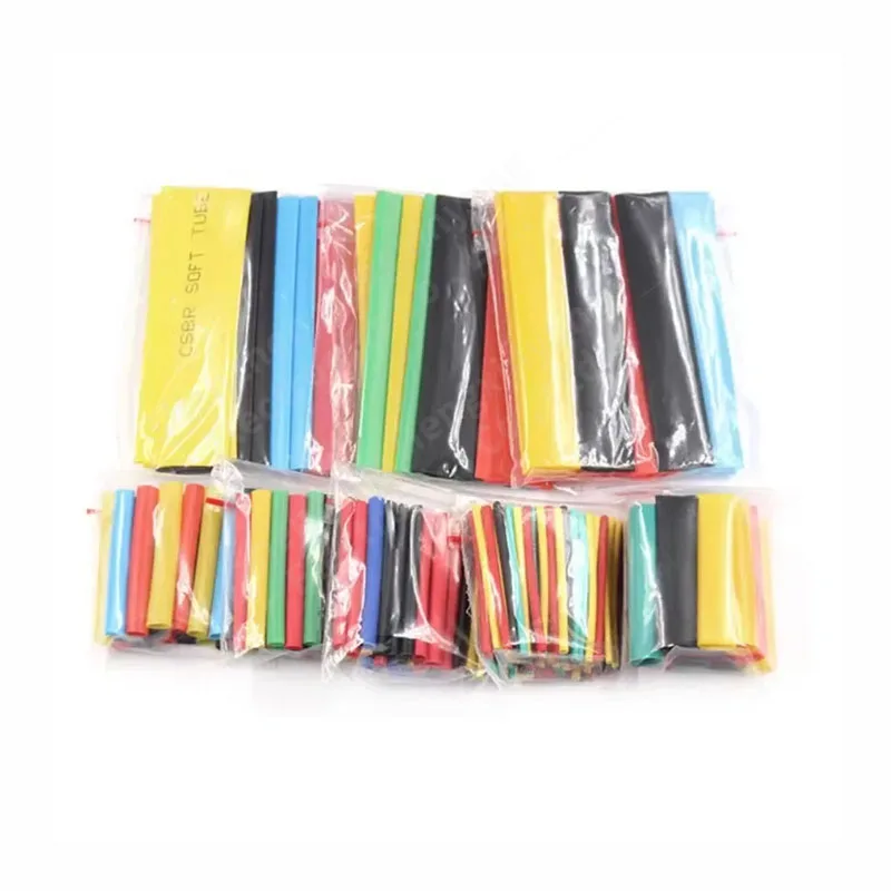 328Pcs 530pcs Sleeping Wrap Wire Car Electrical Cable Kits Heat Shrink Tube Tubing Polyolefin 8 Sizes Mixed Color Heat Shrink