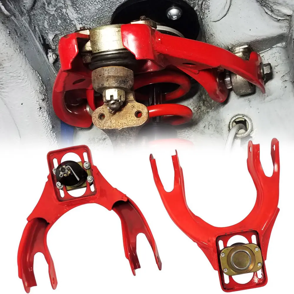 Racing Suspension Front Upper Camber Arm Kit Adjustable (L&R) Front Upper Control Arm Camber Kit For HONDA CIVIC EG 92-95