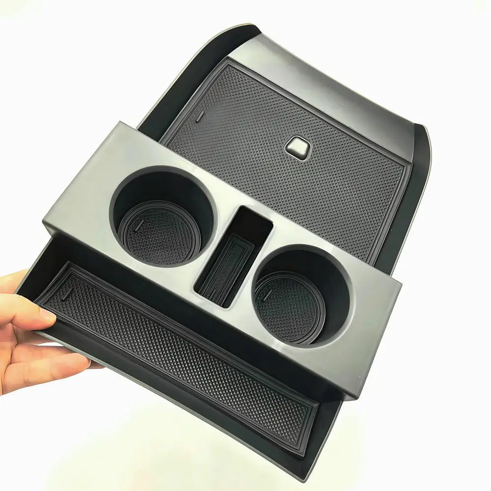 For Hyundai Palisade 2019~2022 2023 2024 Auto Interior Central Control Lower Storage Box Organizer Tray Car Accessories