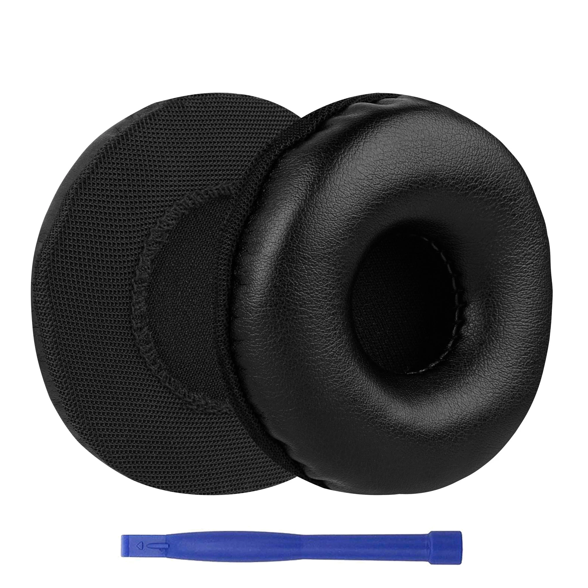 QuickFit-almohadillas para los oídos de cuero proteico, piezas de reparación para auriculares Logitech H390 H600 H609
