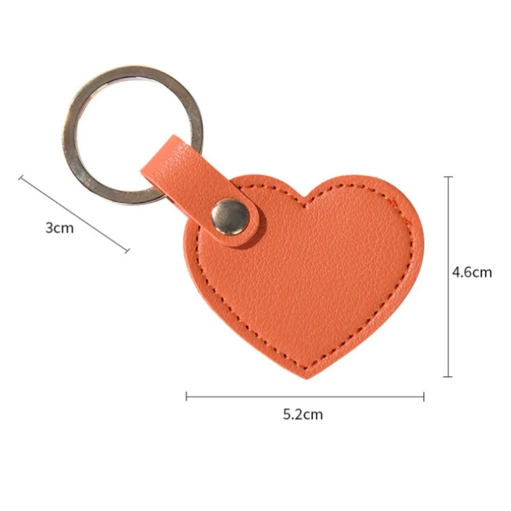 Kreativer modischer Leder-Liebes-Herz-Schlüsselanhänger, individueller Name, Logo-Anhänger, Taschen-Schlüsselanhänger für Männer und Frauen, Schlüsselanhänger, Ring, Geschenk