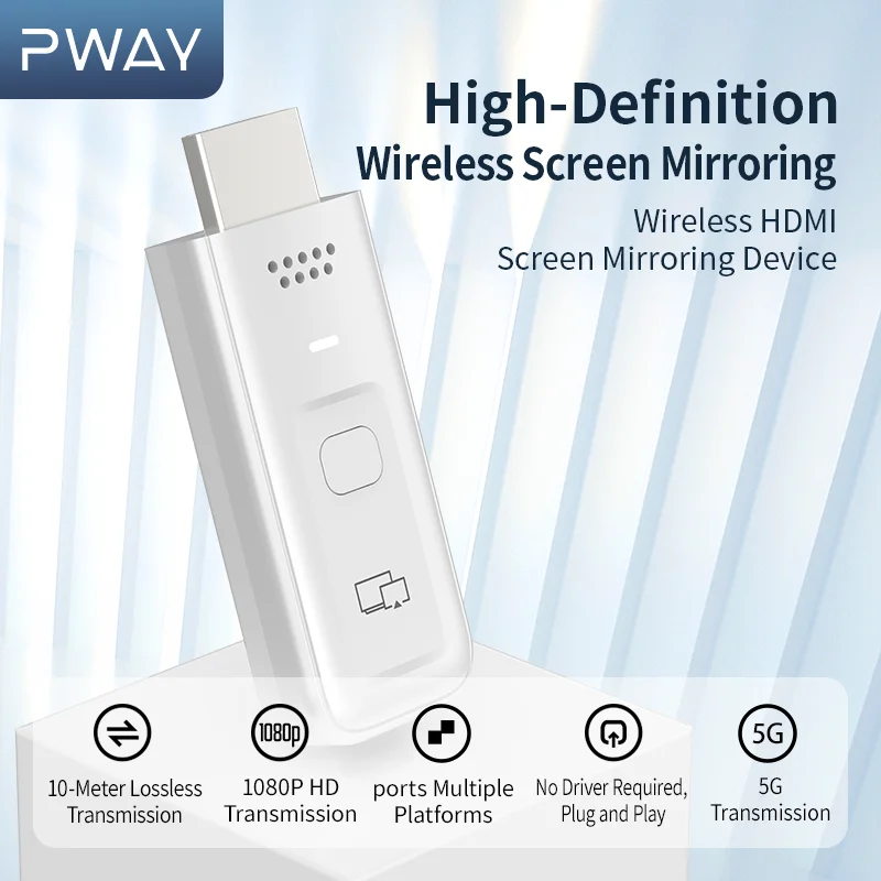 Wireless Single Screen Casting - Easy Connection, Stable Transmission, Portable & User-friendly for All Your Casting Needs